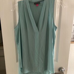 Vince Camuto Sleeveless Light Blue Blouse